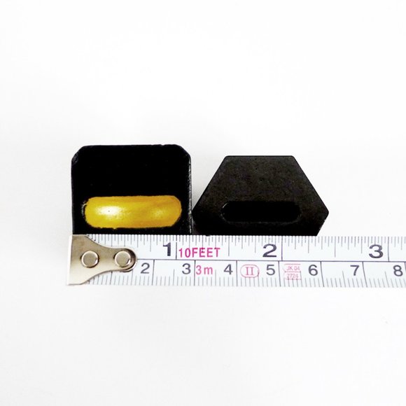 LOT 2 CONCRETE/Stone Minimalist BLOCK & HEXAGON RING HOLDERS/Stands - Picture 5 of 5